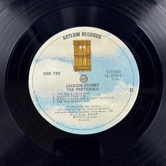 Jackson Browne – The Pretender (1976) Vinyl LP – Asylum Records 7E-1079 - Picture 5 of 8